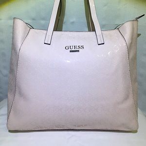 Guess Large Light Pink Signature Style Tote